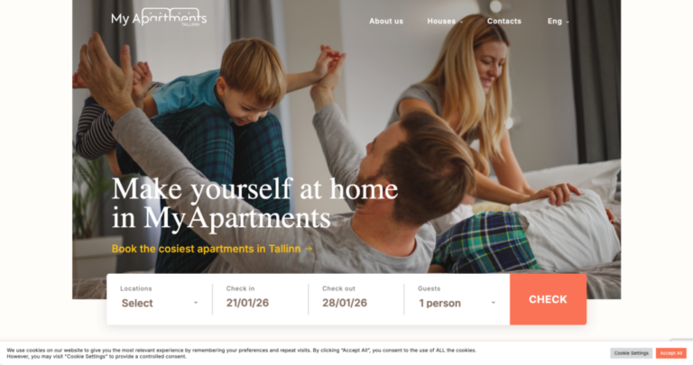 Apartment hotel booking platform